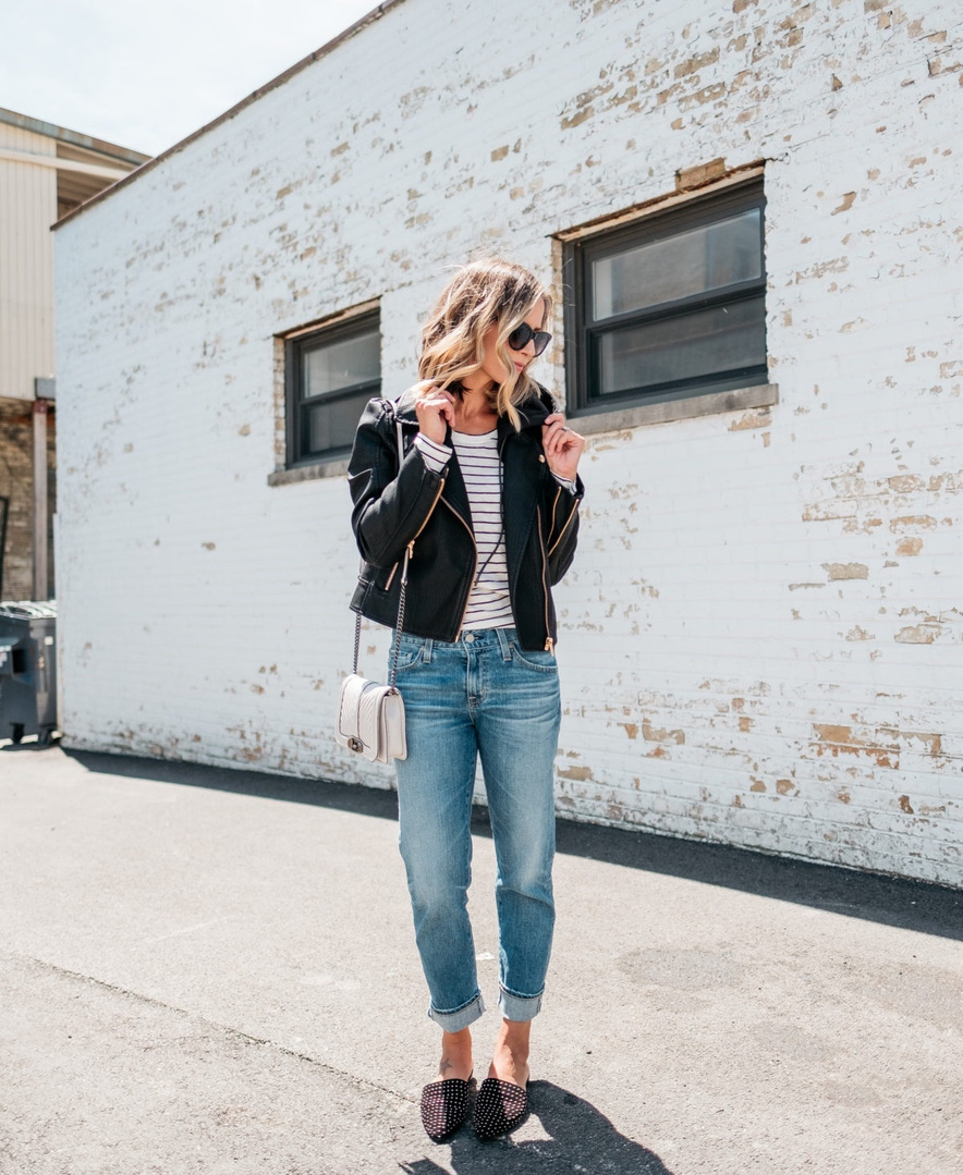 Fashion Look Featuring Jeans Straight-Leg Jeans and Blank NYC Jackets by mykindofsweet - ShopStyle