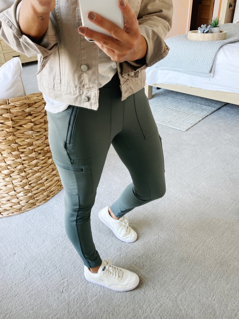 Fashion Look Featuring Athleta Pants and Nike Low Top Sneakers