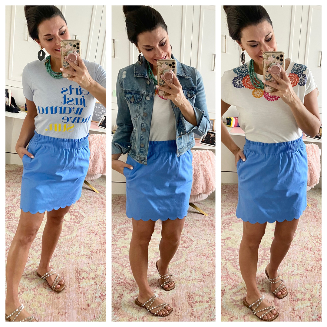 Fashion Look Featuring Old Navy Denim Jackets and J.Crew T-shirts by ...