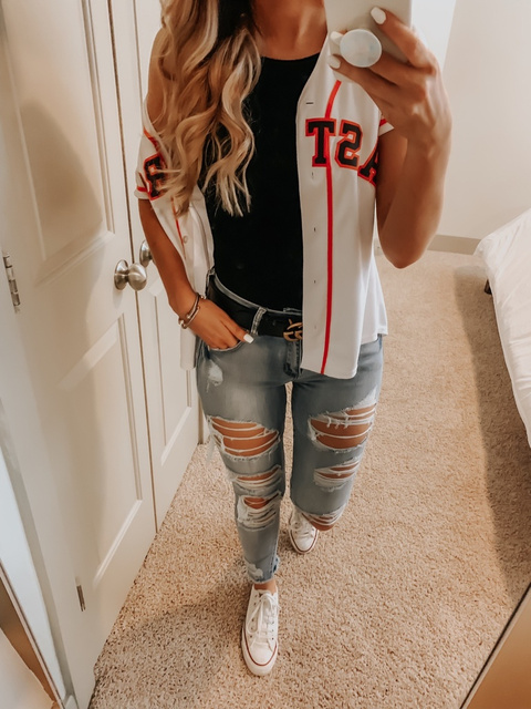 outfit women's astros jersey
