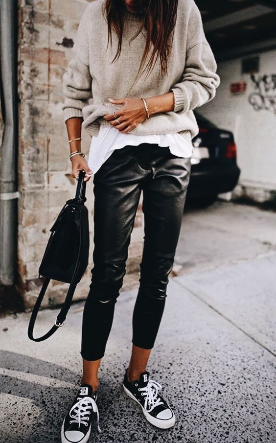 Fashion Look Featuring H&M Leggings and Chloé Backpacks by ...