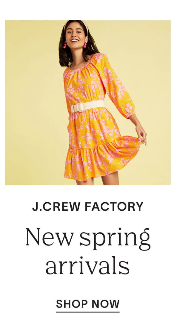 J.Crew Factory New Spring Arrivals