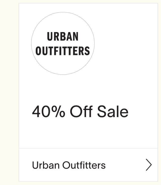 Shop Urban Outfiiters