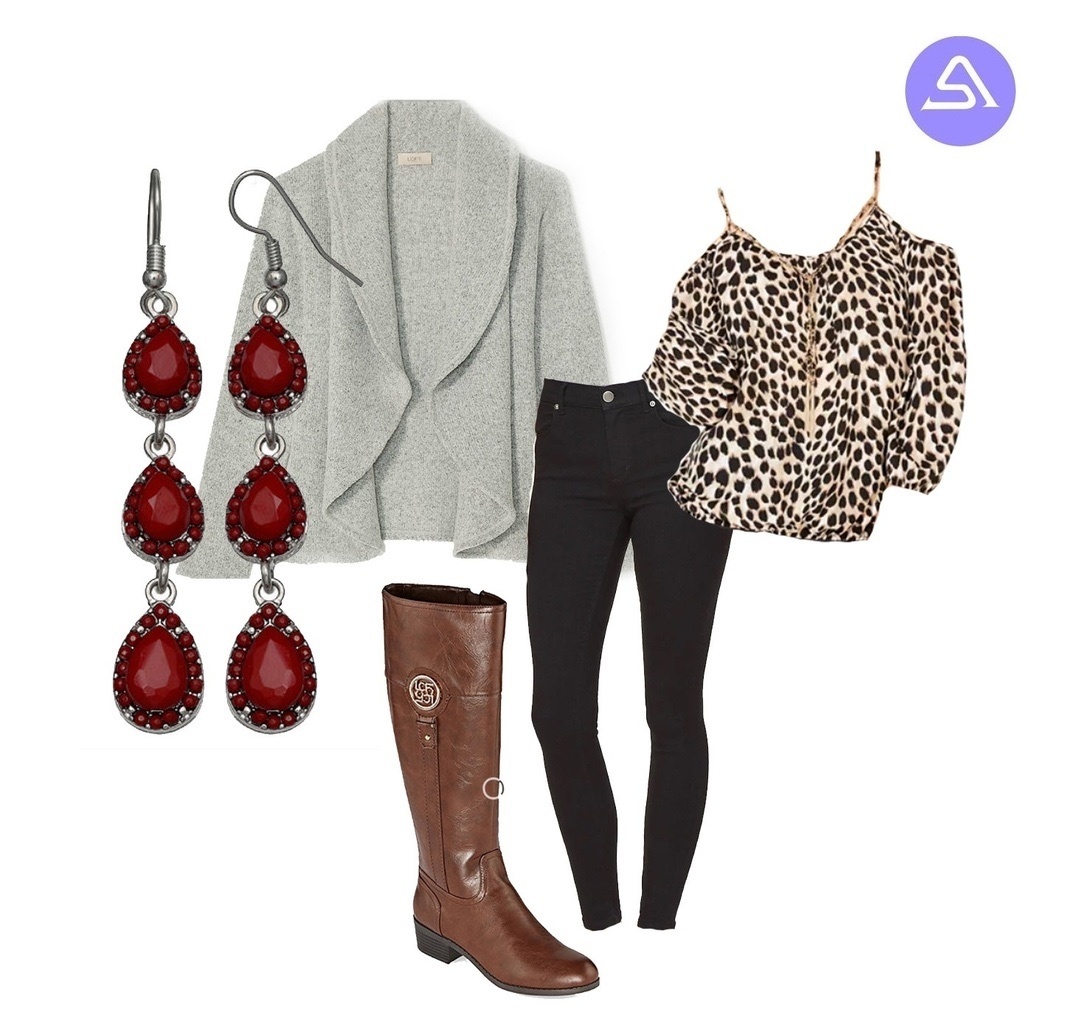 Fashion Look Featuring INC International Concepts Tops and Tory Burch  Earrings by StyleAt-Iz - ShopStyle