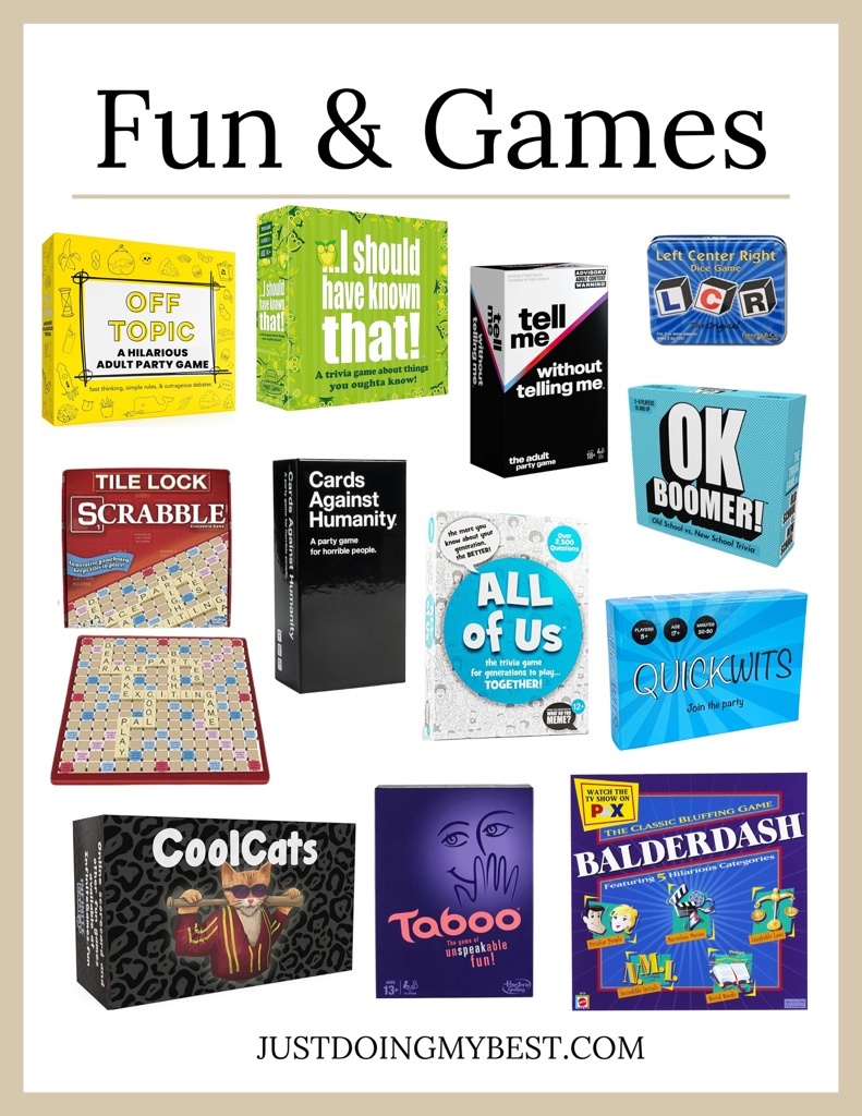 Look by Just Doing My Best featuring Off Topic Adult Party Game - Fun Board and Card Game for Group Game Night