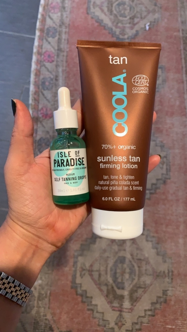 coola tanning drops