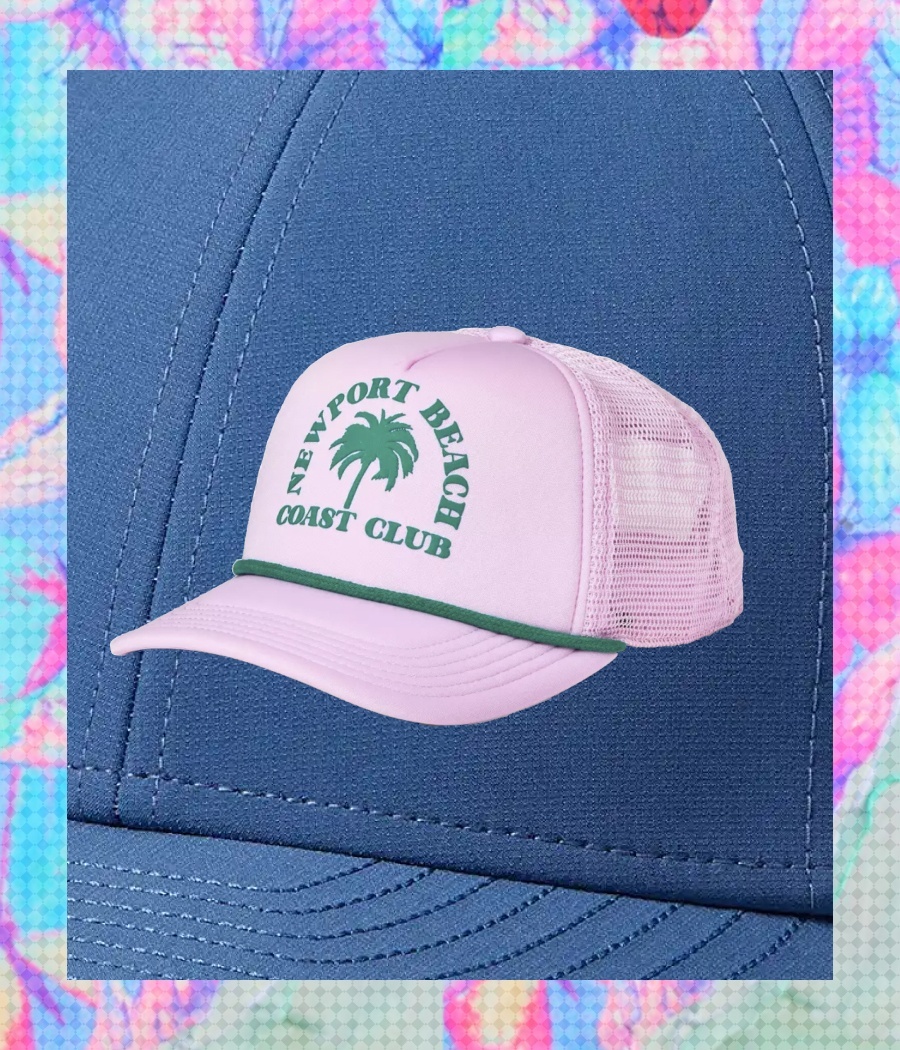 TARGET+Mighty Fine Women's Newport Beach Trucker Hat Neon Pink