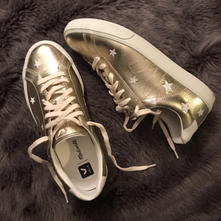 madewell x veja gold star sneakers