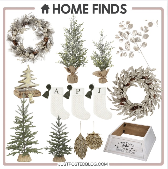 Winter decor from JC Penney
