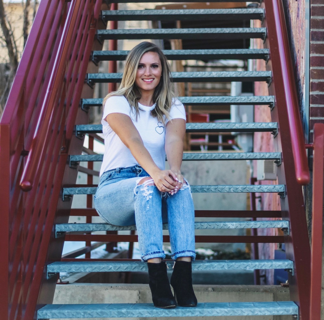 rag and bone double heart tee