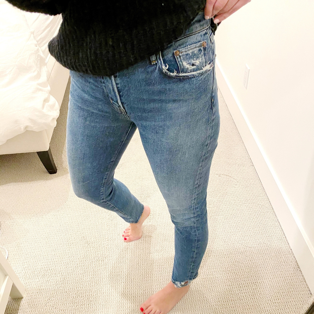 Fashion Look Featuring AGOLDE Straight Leg Jeans by jillgg