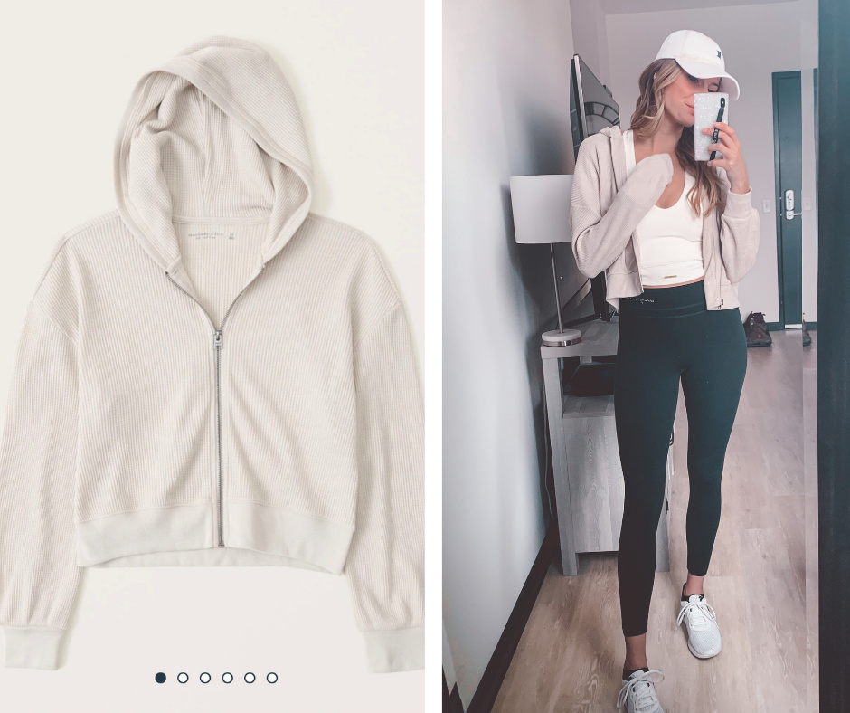 Fashion Look Featuring Abercrombie & Fitch Sweatshirts & Hoodies and