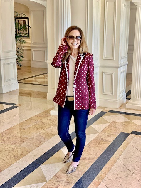 rag and bone striped blazer