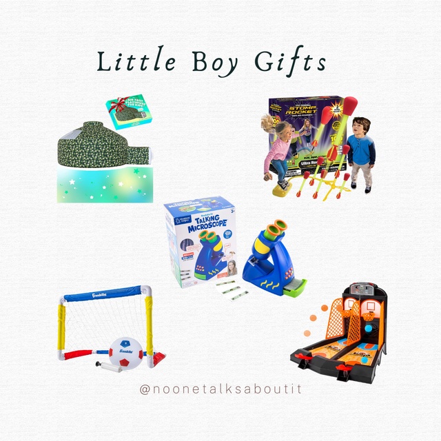 Gift guide for little boys! #giftguide #littleboygifts