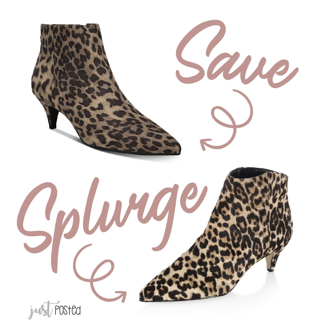 Sam edelman best sale kinzey leopard booties