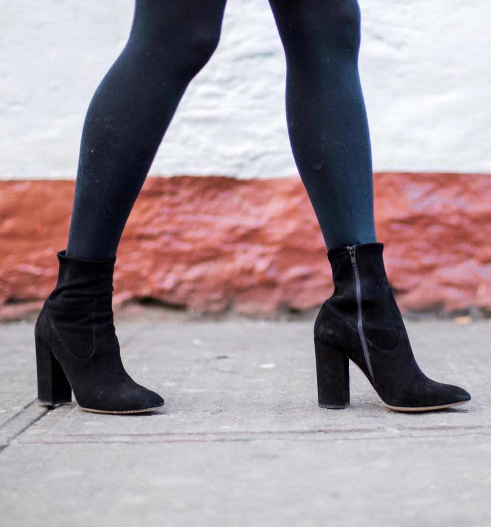 Fashion Look Featuring Club Monaco Boots and Express Hosiery by ...
