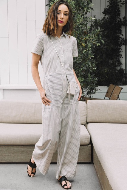 madewell white jumpsuit
