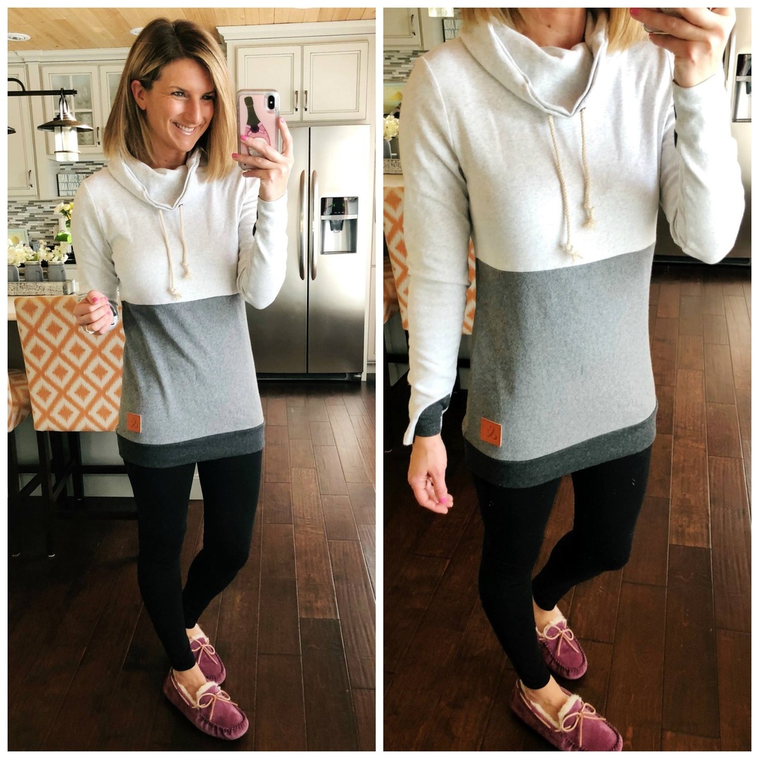 Fashion Look Featuring Ampersand Avenue Sweatshirts & Hoodies and Zella  Leggings by Livinginyellow - ShopStyle