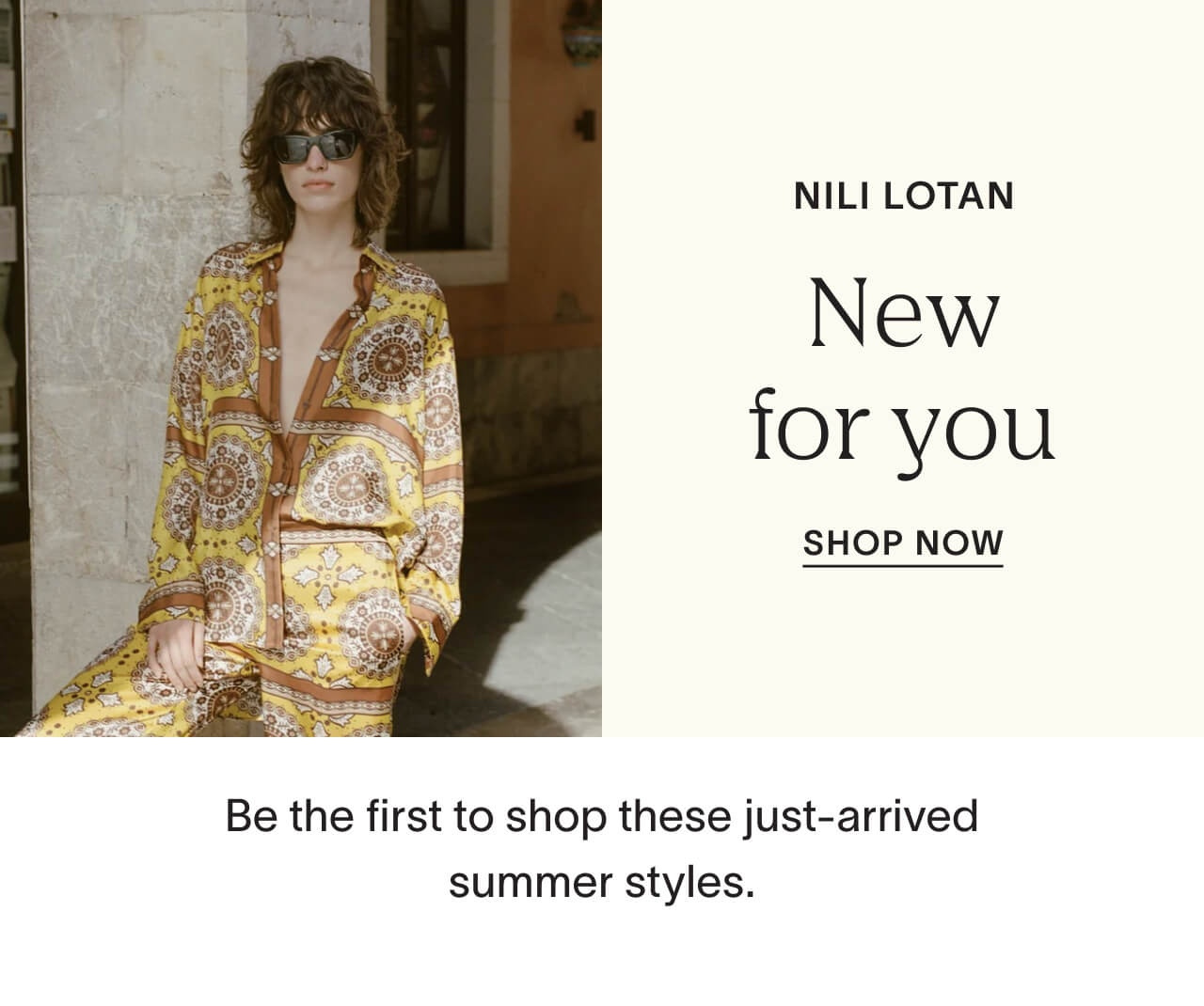 Shop new arrivals at Nili Lotan