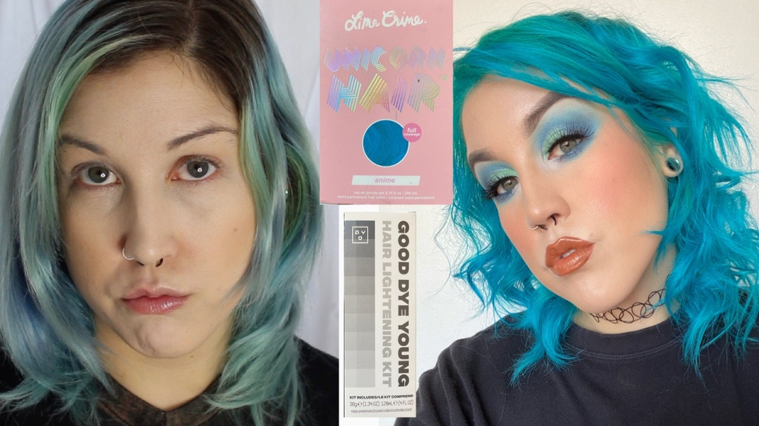 Lime Crimes new dark unicorn hair dyes The review  CafeMomcom