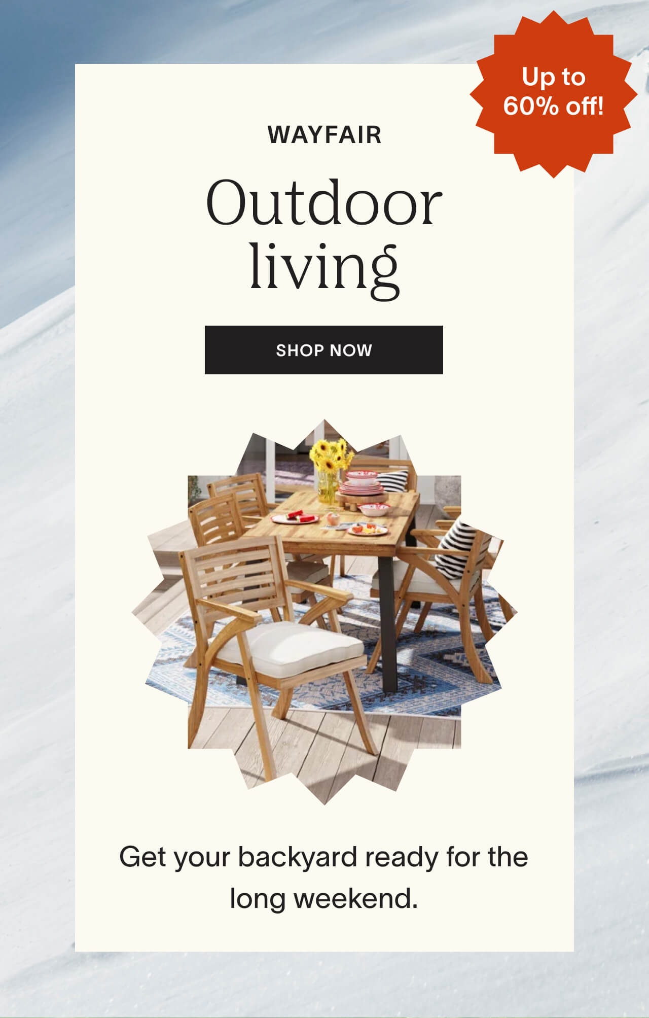 Outdoor Living - Shop Now