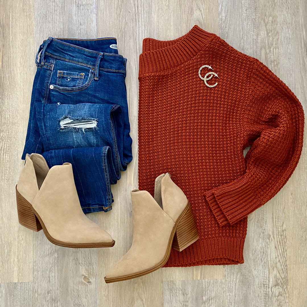 Fashion Look Featuring Leith Sweaters and Vince Camuto Booties by ...
