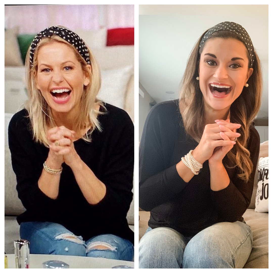 lele sadoughi denim headband