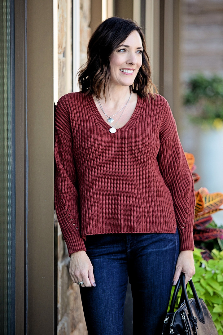 everlane cotton v neck