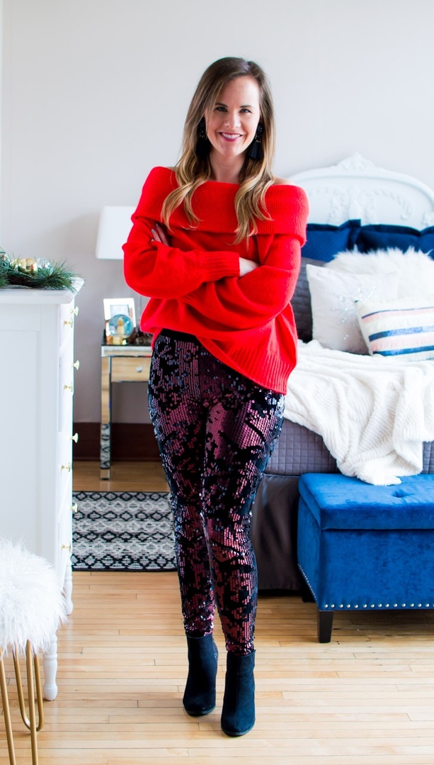 Fashion Look Featuring Express Leggings and H&M Dresses by ...
