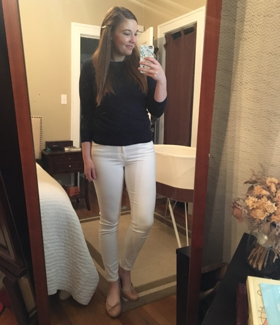 Fashion Look Featuring J Crew Plus Sweaters And J Crew Skinny