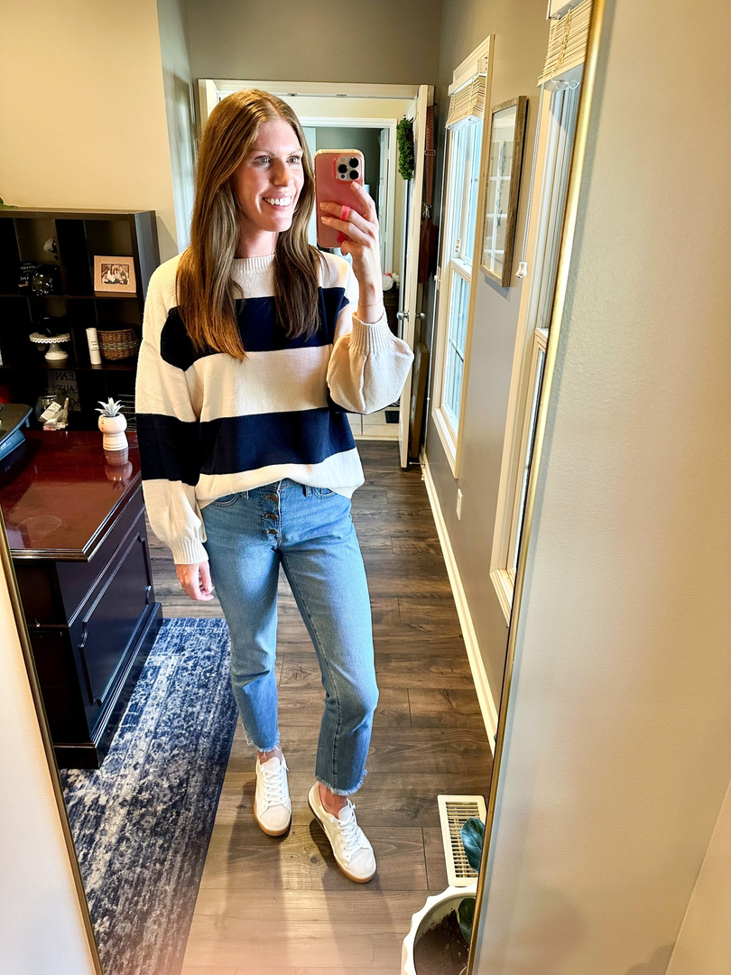 Fashion Look Featuring DREAMERS BY DEBUT Knitwear and J.Crew Factory ...