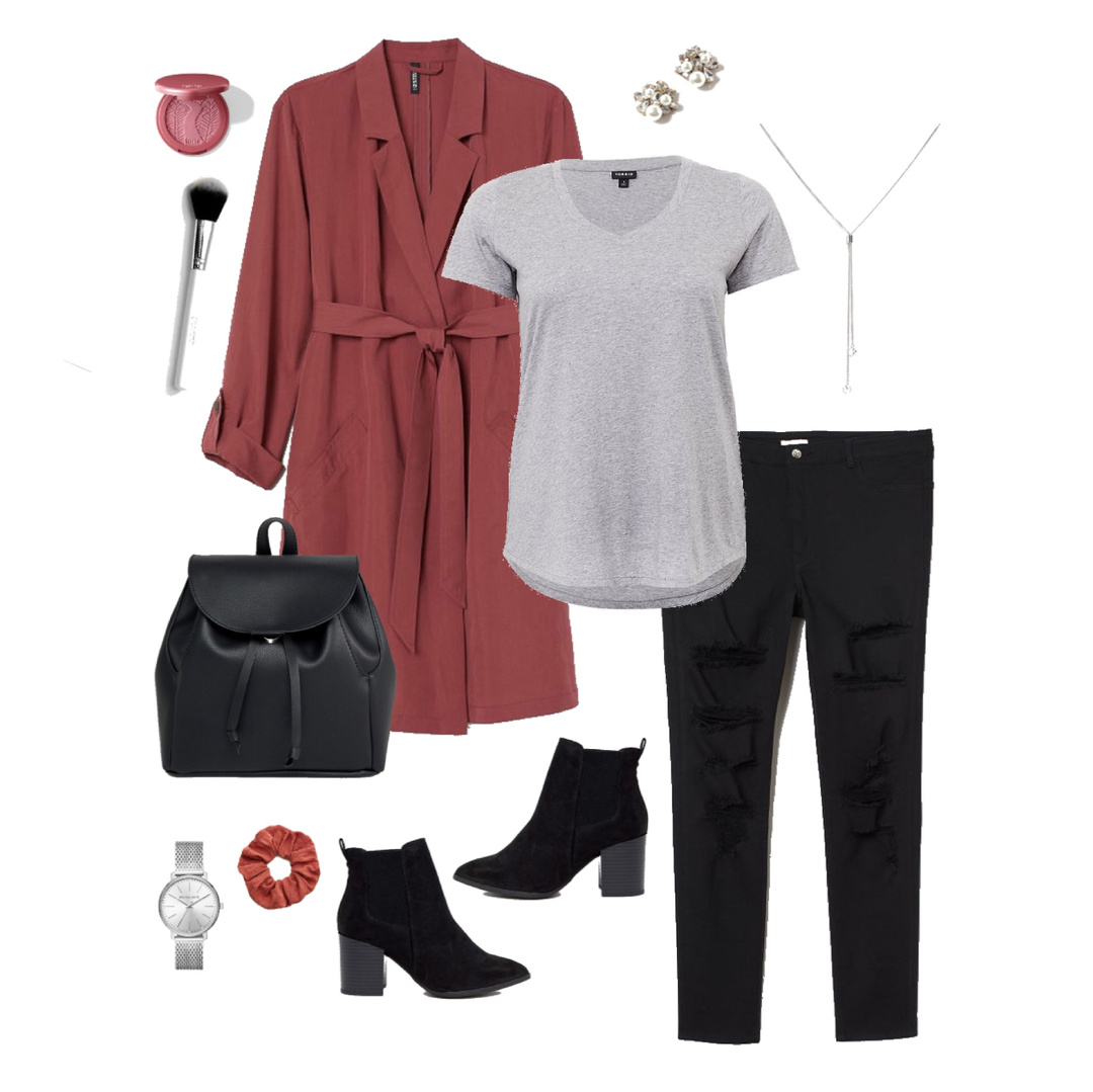 Fashion Look Featuring H&M Coats and Ava & Viv Plus Size Tops by ...