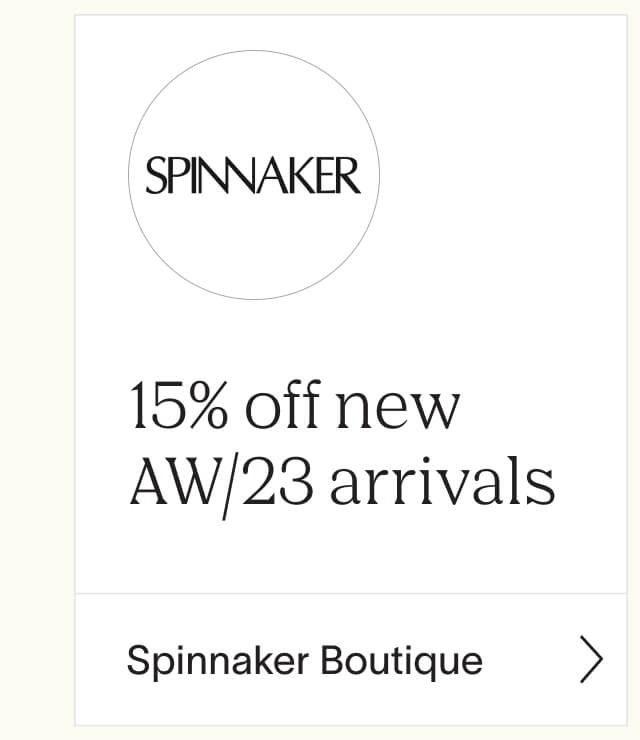 Shop 15% off new arrivals at Spinnaker Boutique