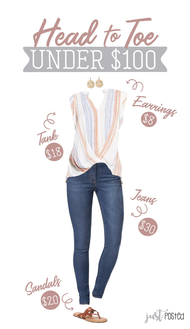 Fashion Look Featuring Universal Thread Earrings and Old Navy Petite ...