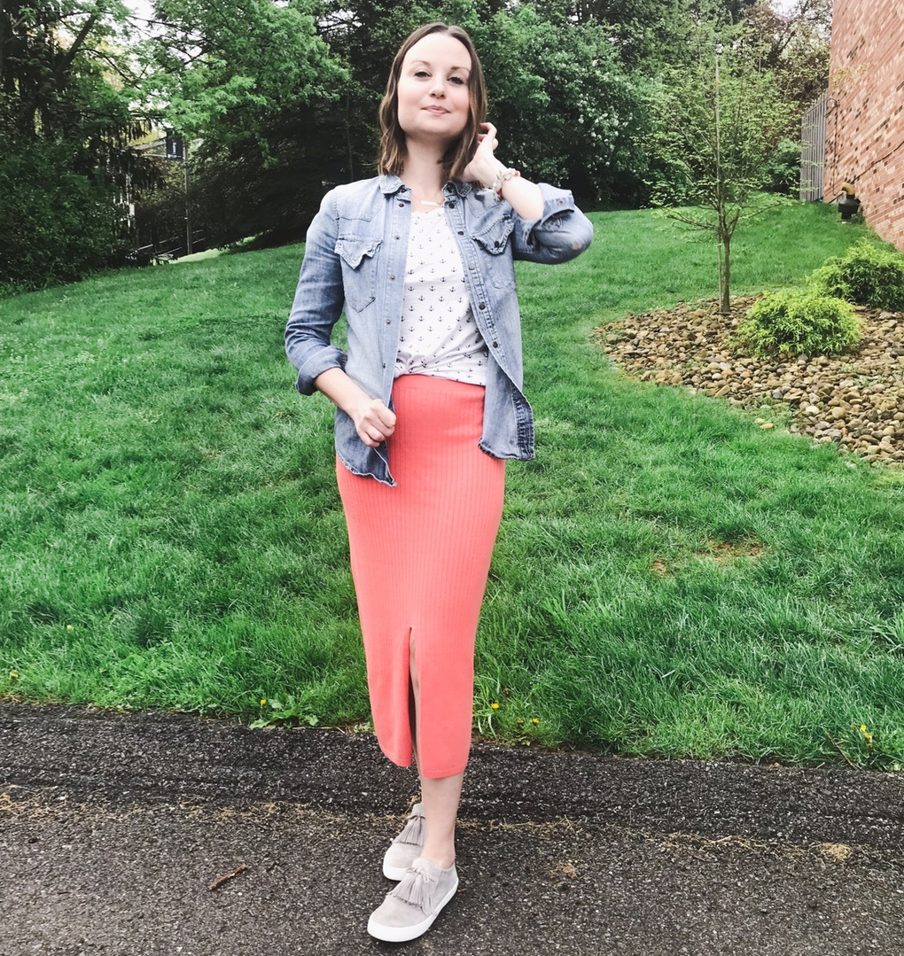 free people highlands tube midi skirt