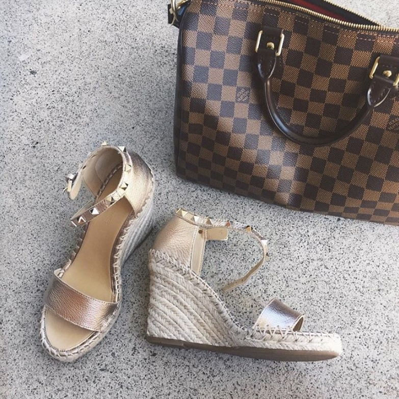 valentino style wedges