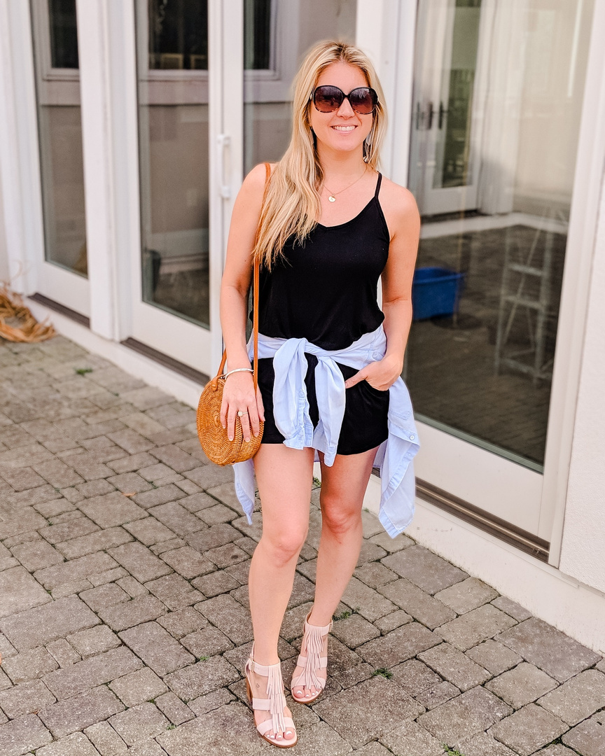 Fashion Look Featuring Gibson Shorts and Old Navy Petite Tops by ...
