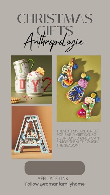 Anthropologie Christmas Gifts 
#commissionlinks
