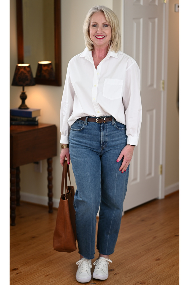 Look by Dressed For My Day featuring Silver-Tone Circlet Drop-Hoop Earrings