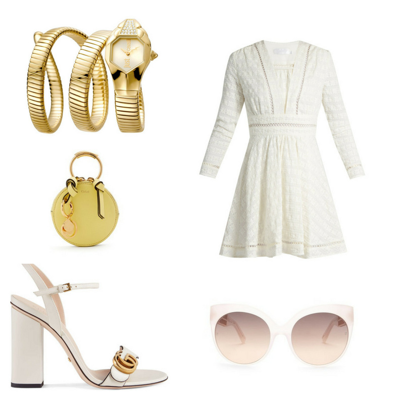 Fashion Look Featuring Gucci Sandals and Chloé Wallets & Card Holders ...