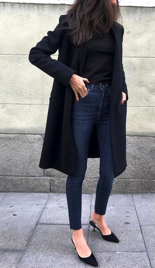 Look by The Get Look featuring 10-Inch High Rise Skinny Jeans