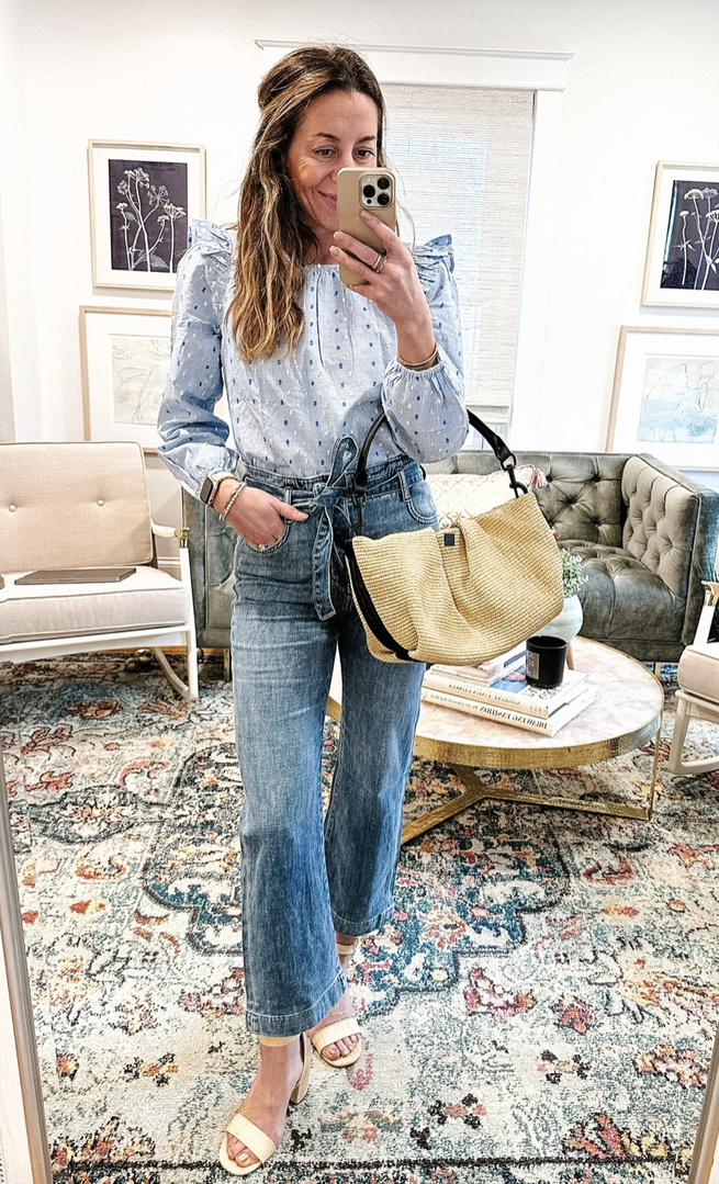 Fashion Look Featuring J.Crew Factory Plus Size Tops and J.Crew Factory