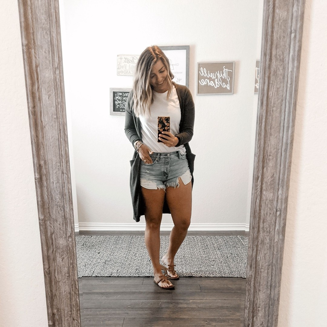 Fashion Look Featuring BP Short Sleeve Tops and Free People Shorts by BrittLunski ShopStyle