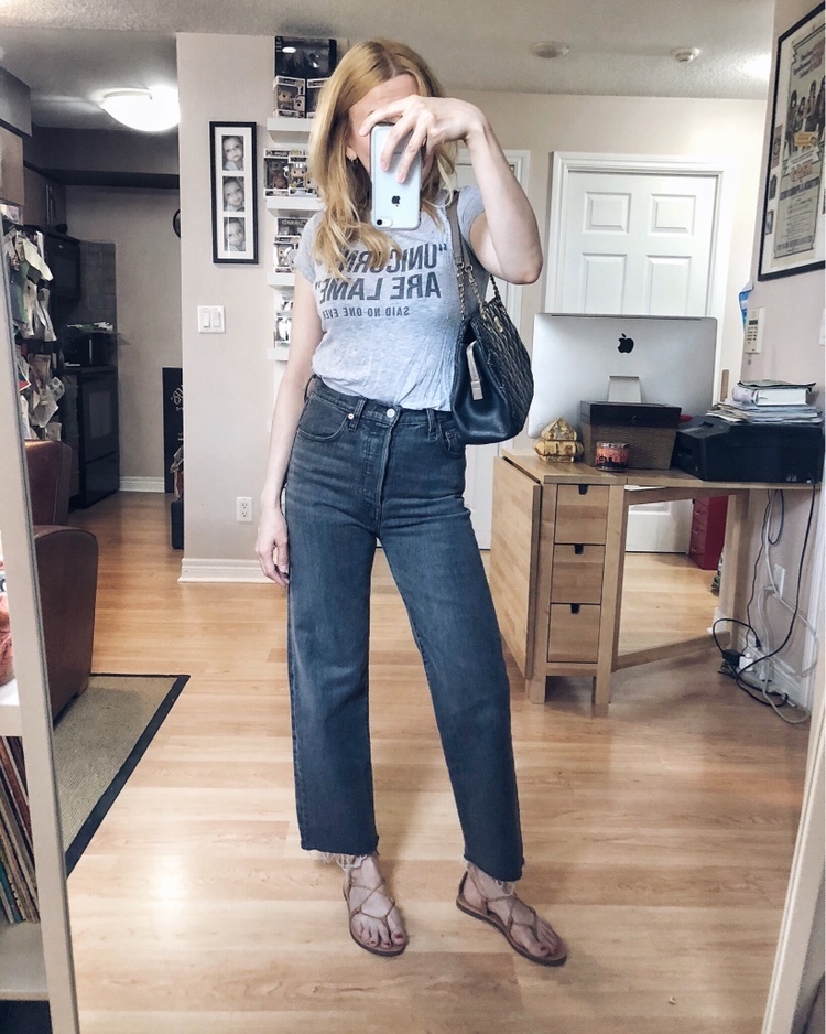 Fashion Look Featuring Levi's Straight-Leg Jeans and Levi's Skinny ...