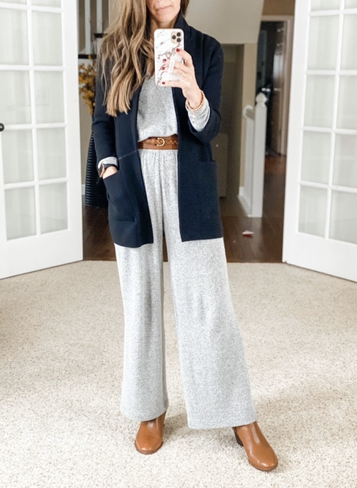 lou and grey brushmarl jumpsuit