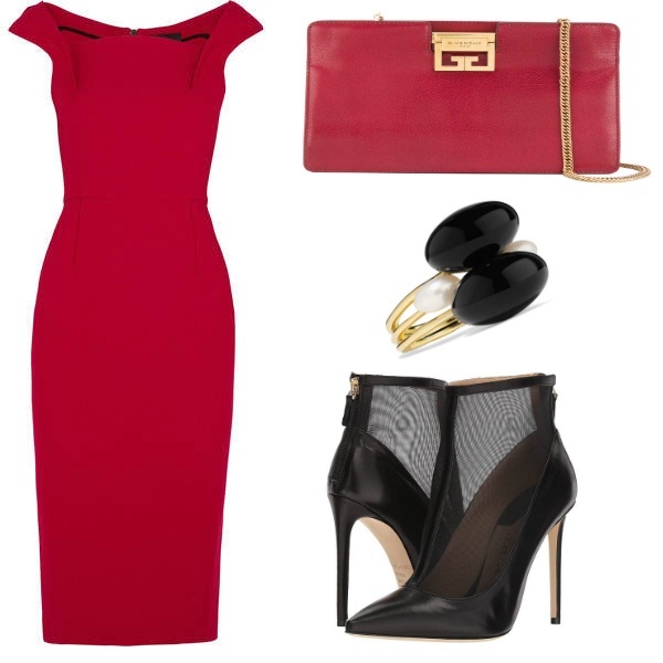Fashion Look Featuring Roland Mouret Cocktail Dresses and Givenchy ...