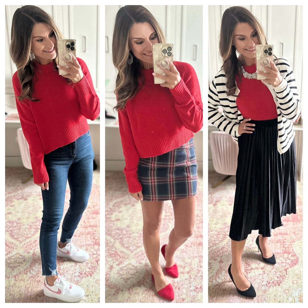 Fashion Look Featuring Target Crewneck & Swoop Neck Sweaters and Target