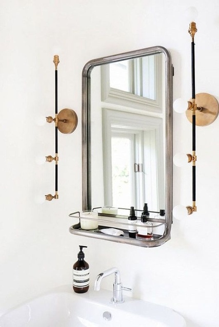 Fashion Look Featuring West Elm Wall Mirrors And Aesop Beauty
