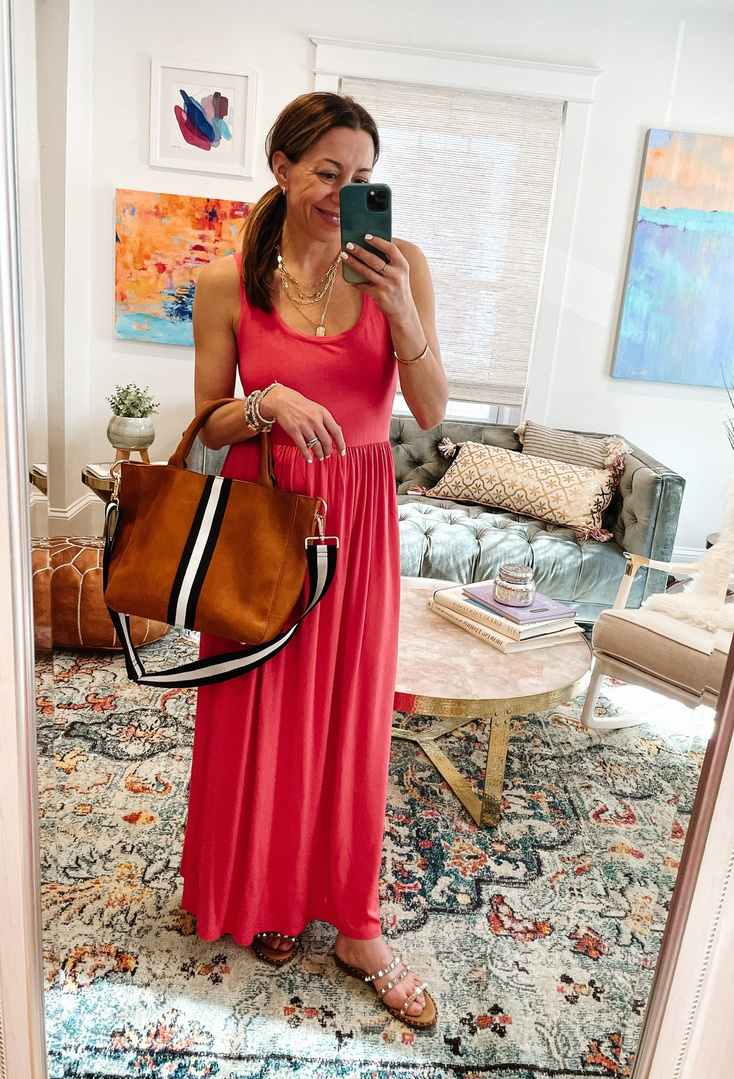 Fashion Look Featuring  Essentials Day Dresses and Social Threads Bag  Straps by themotherchic - ShopStyle