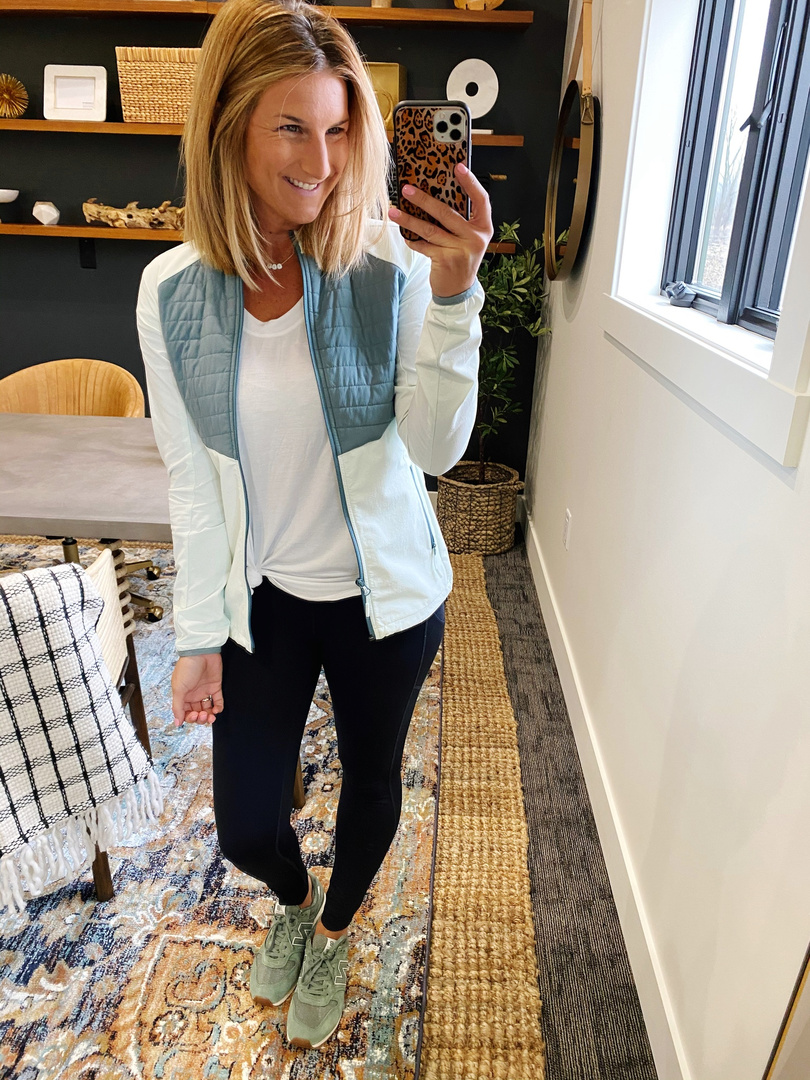 Fashion Look Featuring Athleta Activewear Tops and New Balance Sneakers ...